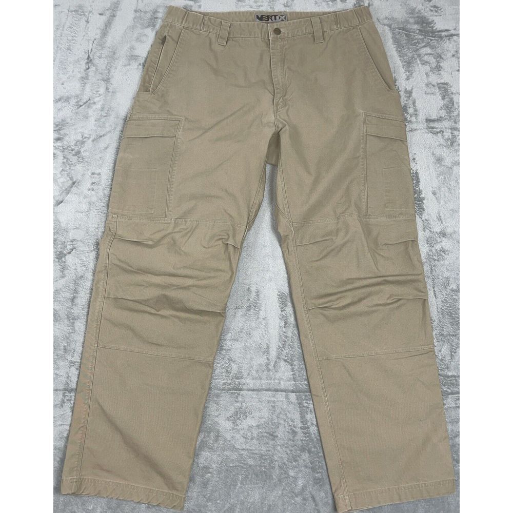 Vertx Mens Tactical Pants Size 40x34 Beige Ripstop‎ Canvas Work Cargo